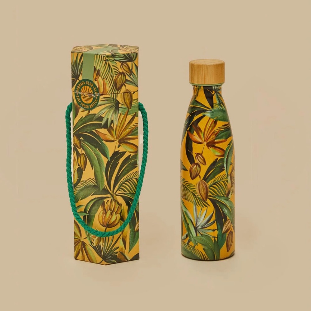 Farm rio Tropical Leaf Insulated Bottle Farm rio